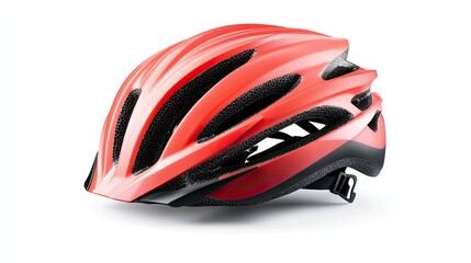Commuter bicycle helmet, ideal for urban cyclists, featuring a modern look and impact-resistant materials, isolated on white.