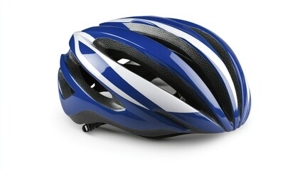 Commuter bicycle helmet, ideal for urban cyclists, featuring a modern look and impact-resistant materials, isolated on white.
