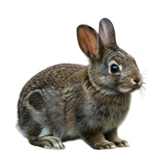 Obraz premium Dwarf Hotot Rabbit on high quality transparent background png