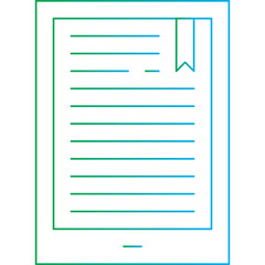 EBook icon single vector illustration