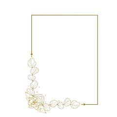 Floral Border frame 