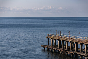 pier in the sea