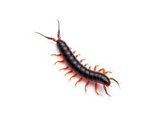 Obraz premium The Colorful Centipede: A Vibrant Symbol of Resilience and Adaptation