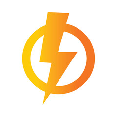 golden lightning icon