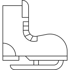 Skate icon single vector illustration