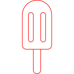 Ice Cream icon single vector illustration