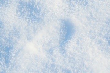 Obraz premium A detailed top down view of fresh untouched snow