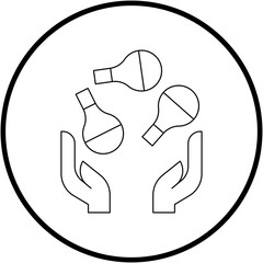 Juggling Balls icon single vector illustration