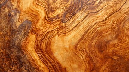 Rich Texture of Olive Wood Grain Natural Brown and Gold Wood Background