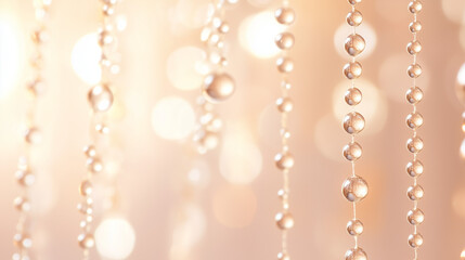 abstract background with golden bubbles