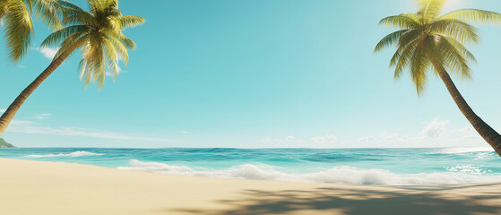 Obraz premium tropical beach paradise