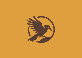 Crow Logo – A mysterious crow silhouette, representing intelligence, adaptability, and mystery.