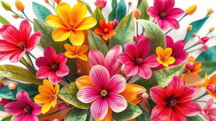 Nature's Awakening: Abstract Spring Design