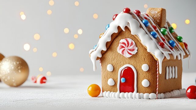 Gingerbread House Festive Holiday Decor