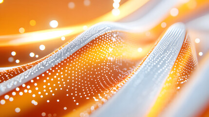 Particle luxury golden abstract background waves, golden particle abstract technology technology creative annual meeting style poster background