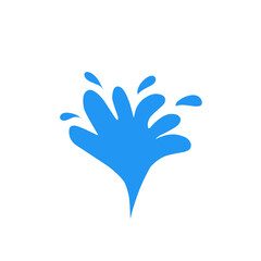 fountain water jet vector