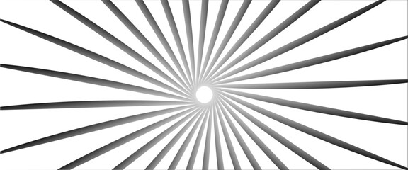 Obraz premium Abstract black and white Sunburst background. 