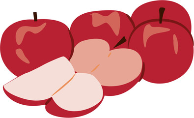 Obraz premium Fresh Juicy Apple 