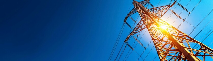 High Voltage Power Transmission Lines and Tower
