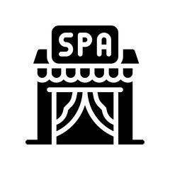 beauty spa glyph icon