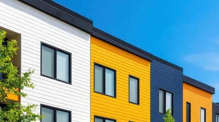 Contemporary townhomes with shared coworking spaces, Real Estate  TownhouseTownhome, innovative community living