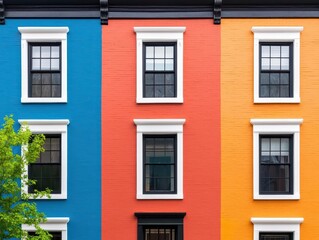 Obraz premium Investor exploring townhouse conversions in historic districts, Real Estate TownhouseTownhome, adaptive reuse strategies