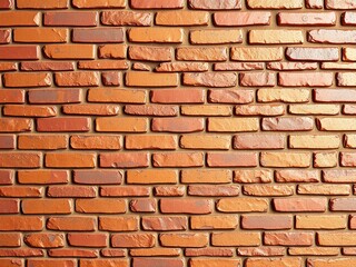 Obraz premium Rusted Metal Brick Exterior with Faded Finish