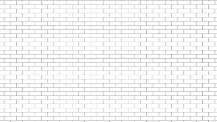 White brick wall texture and white brick wall, seamless building cement concrete wall grunge background.