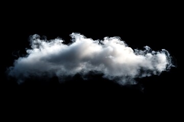 Colorful cloud of smoke on a black background. Design element.