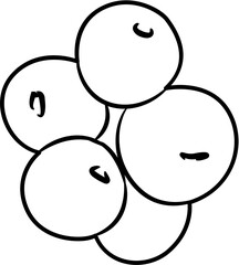 Fresh Juicy Apple coloring Page