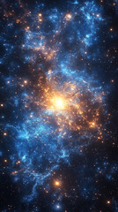 Fototapeta premium The ethereal dance of solar particles and magnetic fields creates the mesmerizing Aurora, a cosmic choreography that illuminates the night sky in vibrant celestial and astronomical wonder