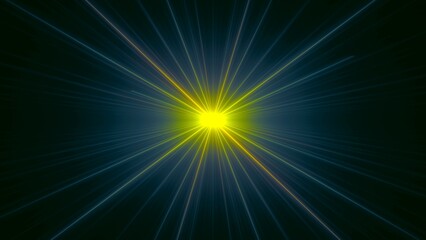 heller Stern, Licht, Energie, neu, Internet, Geschwindigkeit, Technologischer Wandel, Wissensaustausch, Idee, Branchenentwicklung, Industrie, Technologie, Innovation, Zentrum, gr&uuml;n, blau, gelb