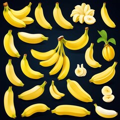 seamless pattern of bananas