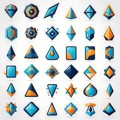 set of icons