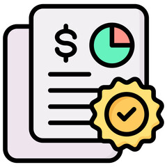 Financial Report Icon