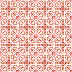 Luxury seamless pattern with mixed beautiful (red, green) colors on the white background.