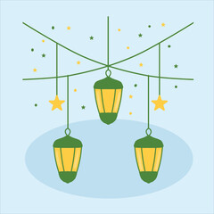 lantern design for ramadhan kareem