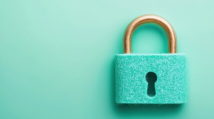 Fototapeta premium Data Staging concept. Cybersecurity Safeguards Protecting Digital Data and Information with Abstract Locks