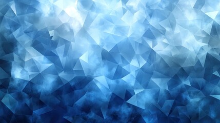 Obraz premium Abstract Blue Polygon Background