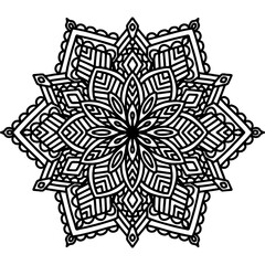 Mandala Pattern Line art