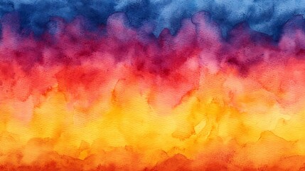 Watercolor sunset gradient texture