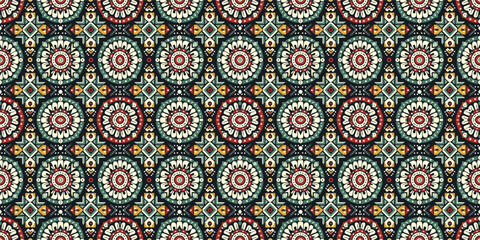 abstract seamless pattern tribal traditional 