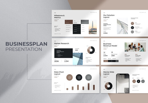 Business Plan Presentation Layout