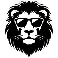 Cool lion portrait © Breck