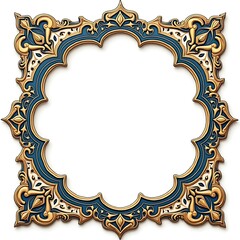 frame with gold ornament
