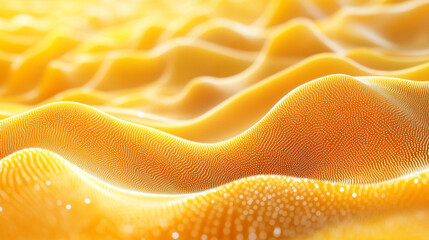 A modern abstract background featuring glowing yellow particles, symbolizing energy, creativity, and innovation, with a dynamic and futuristic feel, ideal for design and digital art concepts.

