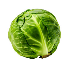 Fototapeta premium 019-Brussels sprouts Commercial isolate with white background no cast shadow