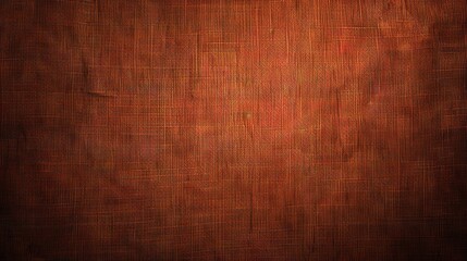 Fototapeta premium A texture background featuring brown linen canvas fabric, presenting a rustic and natural aesthetic. The brown hue of the linen canvas gives a warm and cozy feeling, and the visible fabric texture add