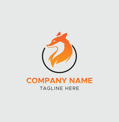 Minimalist Fox Logo – Vector Illustration for Branding
