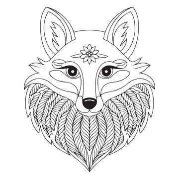 Wolf Zentangle Images – Browse 1,784 Stock Photos, Vectors